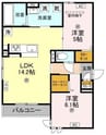 Passaro　Grande　墨江EAST 2LDKの間取り