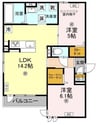 Passaro　Grande　墨江EAST 2LDKの間取り