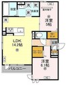 Passaro　Grande　墨江EAST 2LDKの間取り