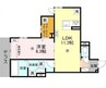 Passaro　Grande　墨江WEST 1LDKの間取り
