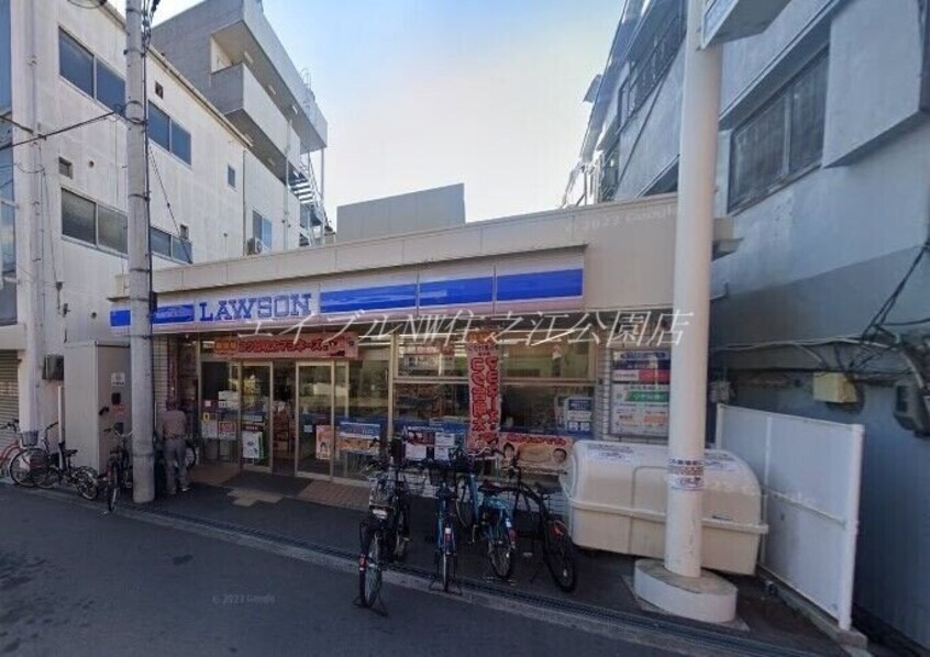 ローソン南海沢ノ町駅前店(コンビニ)まで276m Passaro　Grande　墨江WEST