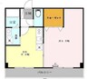 双輪建物第八コーポ 1DKの間取り