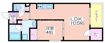 間取図 ウェルスクエア帝塚山