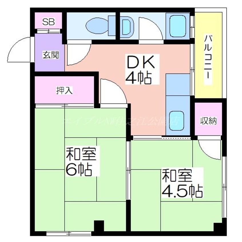 間取図 たきがわマンション