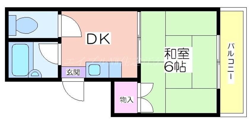 間取図 ウィステリア北島１号館