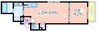 F asecia Notos 1LDKの間取り