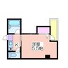 アスカマンション 1Kの間取り
