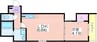 F asecia Jasper 1LDKの間取り