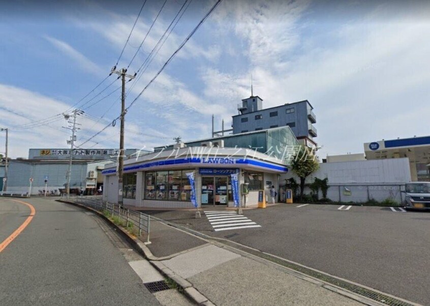 ローソン南津守六丁目店(コンビニ)まで356m F asecia Jasper