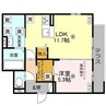 Passaro　Grande　墨江WEST 1LDKの間取り
