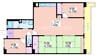 サンヴァリエ東長居５号棟 4LDKの間取り