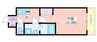RaysProduct西住之江adamU 1Kの間取り