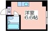 メゾン美樹 1Rの間取り