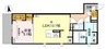 D-residence安立 1LDKの間取り
