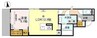 D-residence安立 1LDKの間取り