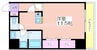 アクセルカクエイ 1Rの間取り