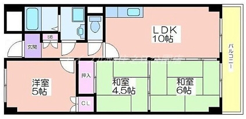 間取図 フローレンス吉田