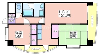 間取図 ペガサス2番館住之江