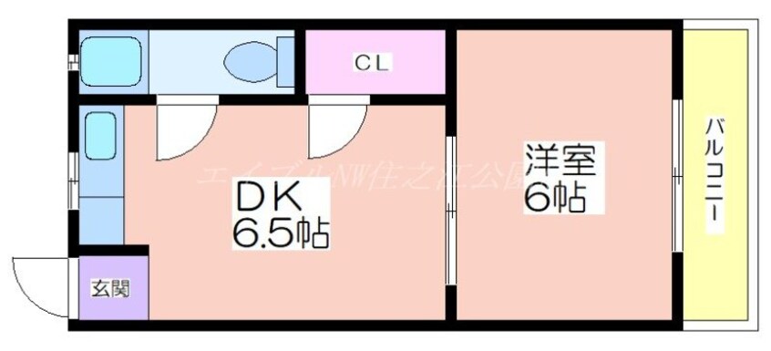 間取図 エスポワール墨江