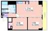 アーバンパーク住之江公園Ⅰ 2LDKの間取り