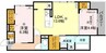 D-Room我孫子西 2LDKの間取り