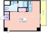 カシェット住吉 1Kの間取り