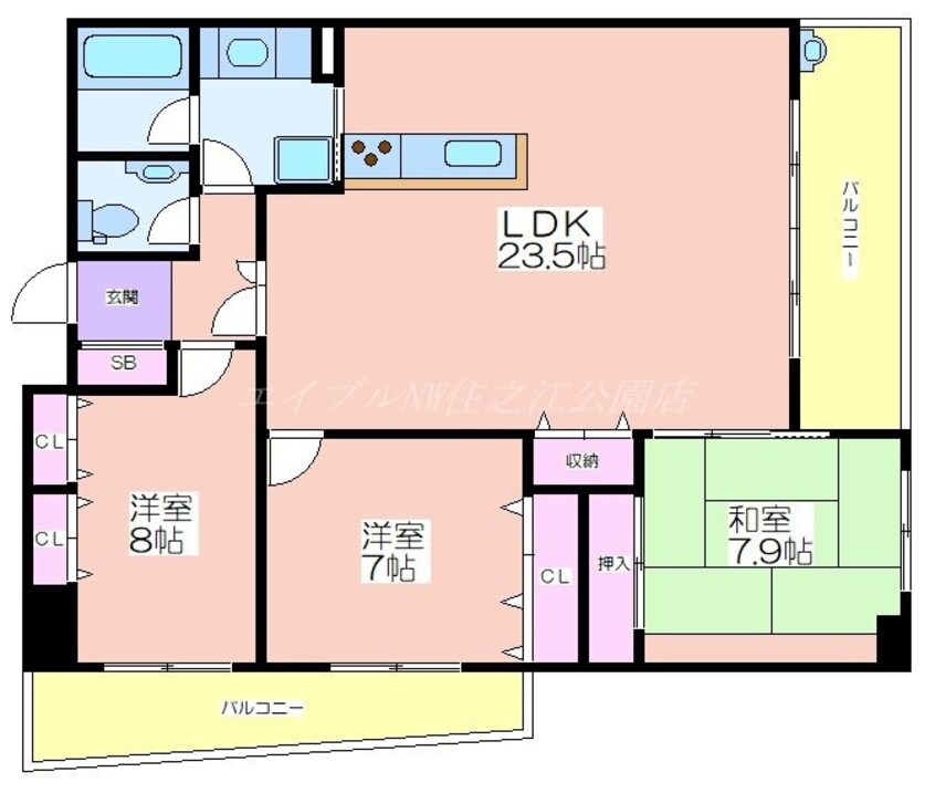 間取図 帝塚山松寿庵