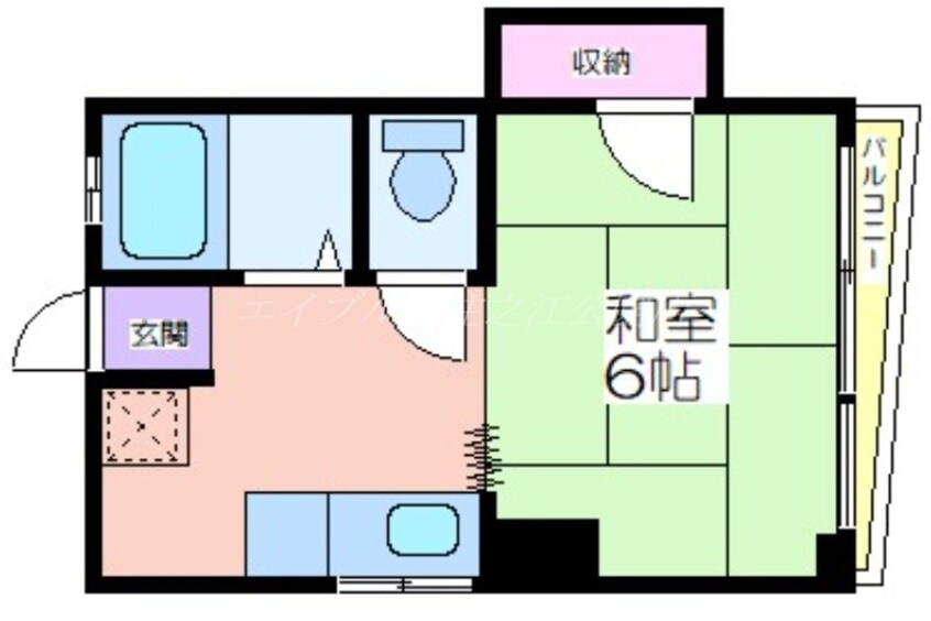 間取図 岸ノ里ニューハイツ