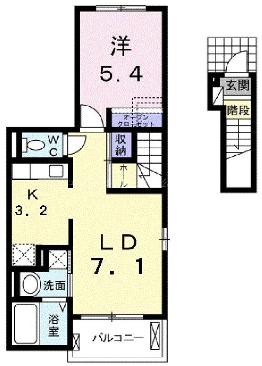 間取図 グラン　ソレイユ