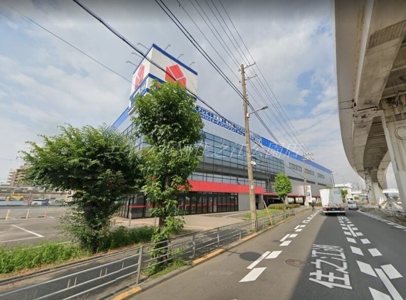 ヤマダデンキテックランド大阪住之江店(電気量販店/ホームセンター)まで218m コーポかえで