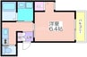 アンビシオン天下茶屋 1Kの間取り