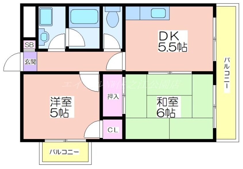 間取図 平田マンション