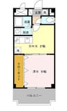 プランドール 1DKの間取り