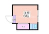 葵マンション 1Rの間取り