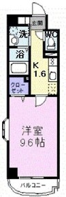 エテルノソ－レ 1Kの間取り