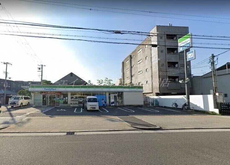 ファミリーマートMYS万代東二丁目店(コンビニ)まで419m 帝塚山ハイツ
