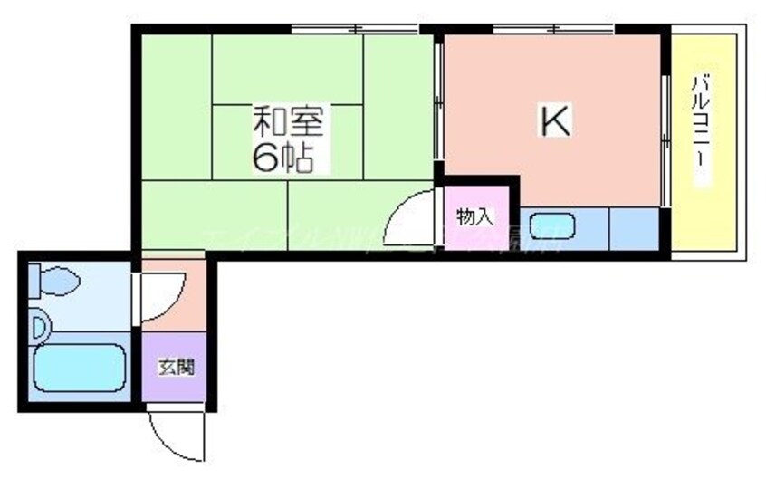 間取図 帝塚山ハイツ