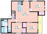 Clashist千躰 3LDKの間取り