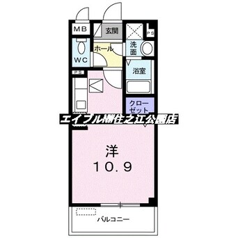 間取図 カルチェ　ラタン