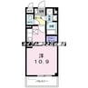 カルチェ　ラタン 1Rの間取り