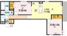 ミュゼリオ 2LDKの間取り