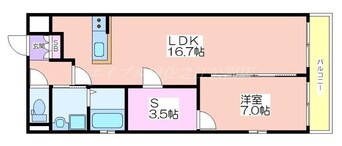 間取図 ワイハイツ栄和