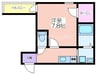 フジパレス遠里小野Ⅴ番館 1Kの間取り