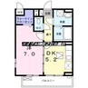 プリムローズ 1DKの間取り