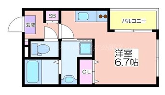 間取図 ハーモニーテラス北加賀屋