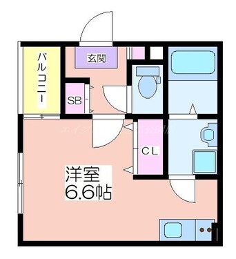 間取図 ハーモニーテラス北加賀屋