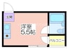フォンタルトマト 1Rの間取り
