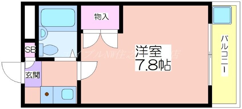 間取図 K'sシャトー遠里小野