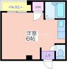 ウィン長居西 1Rの間取り