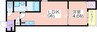 FmaisonCALM 1LDKの間取り